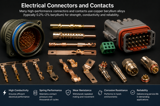 Did You Know Copper Beryllium Alloys Are Widely Used in Electrical Contacts and Connectors?
