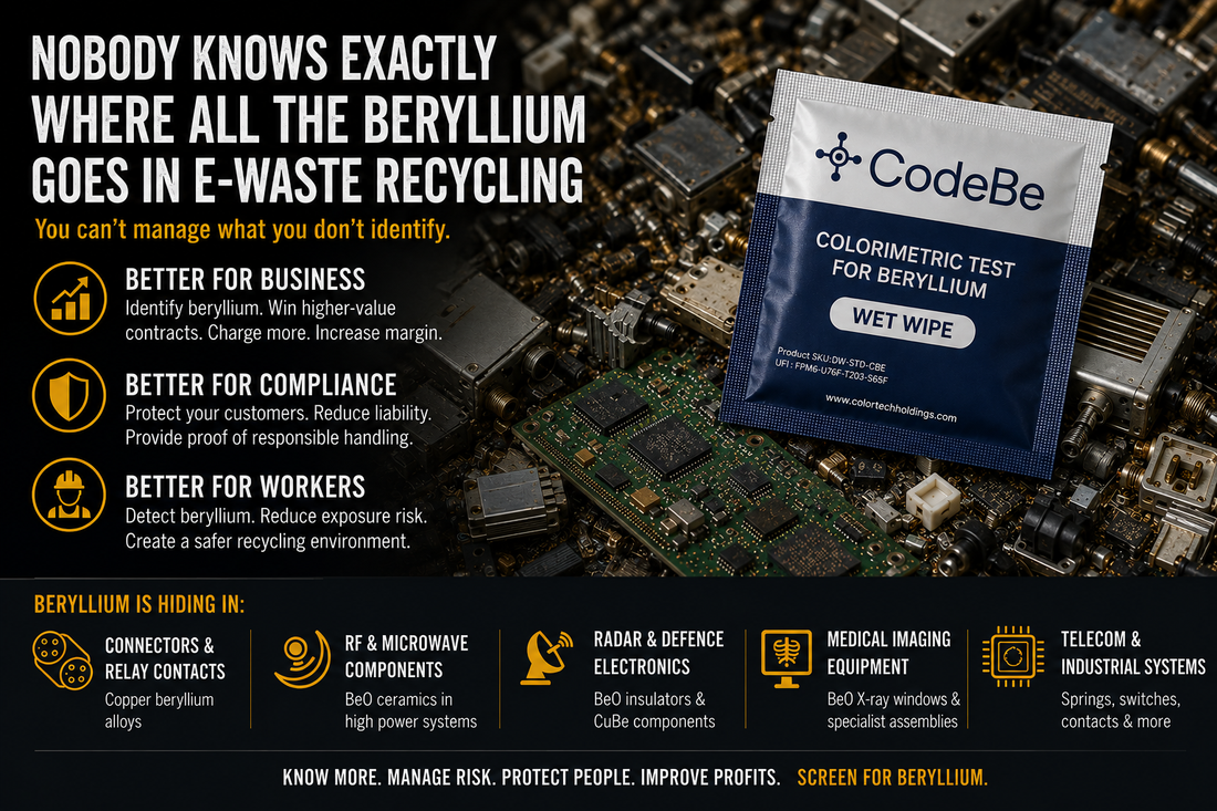 Nobody Knows Exactly Where All The Beryllium Goes In E-Waste Recycling