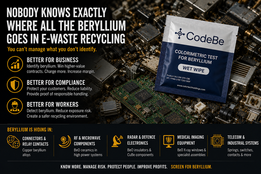 Nobody Knows Exactly Where All The Beryllium Goes In E-Waste Recycling