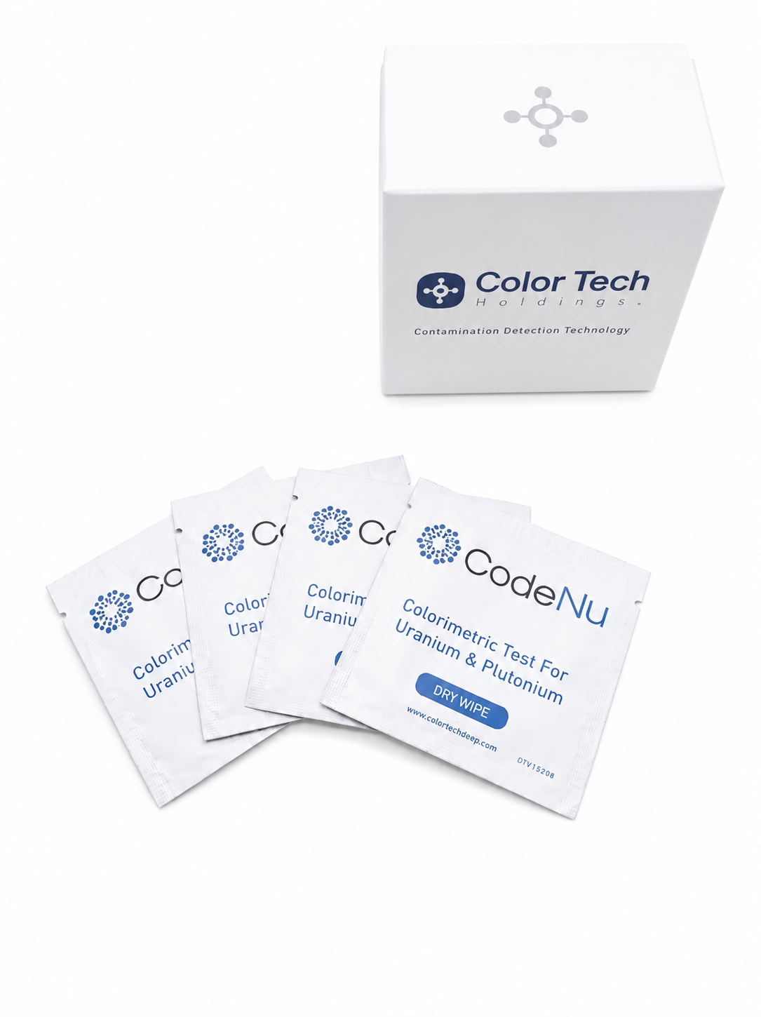 Box of 50 - CodeNu - Uranium & Plutonium Detection Dry Wipes