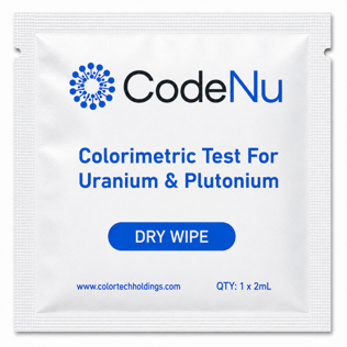 Box of 20 (Evaluation Kit) - CodeNu - Uranium & Plutonium Detection Dry Wipes