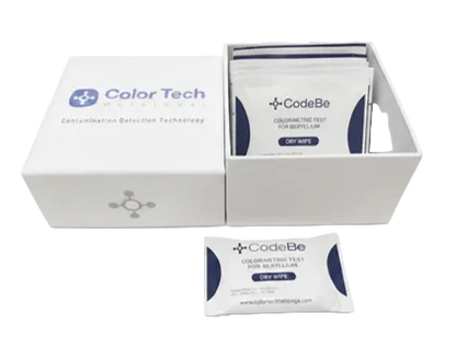 Box of 20 (Evaluation kit) - CodeBe - Beryllium Detection Dry Wipes