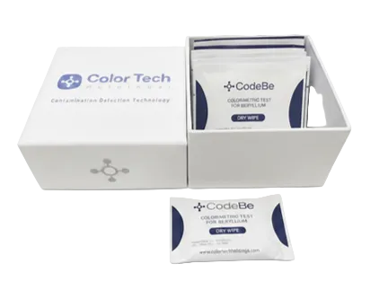 Box of 20 (Evaluation kit) - CodeBe - Beryllium Detection Dry Wipes