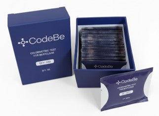 Box of 100 - CodeBe - Beryllium Detection Wet Wipes